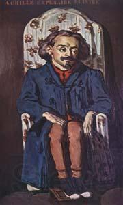 Paul Cezanne Portrait of the Painter,Achille Emperaire France oil painting art
